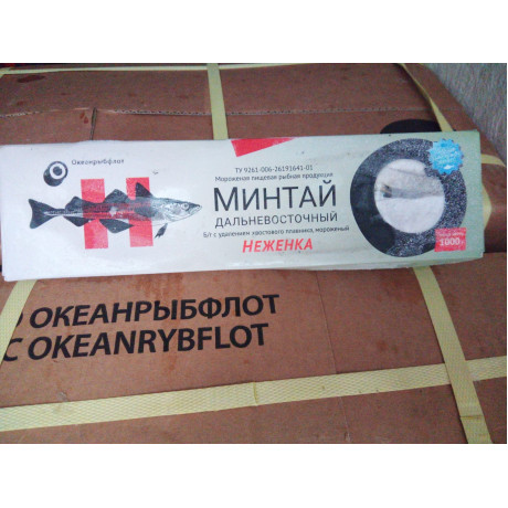 Минтай неженка б/г (блочное) мор., 1кг Минтай неженка б/г (блочное) мор., 1кг