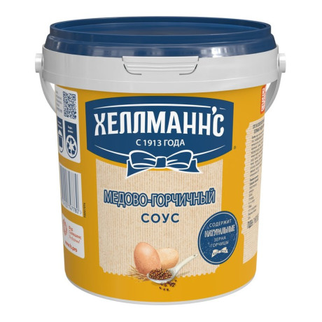 Соус медово-горчичный ведро 1кг Соус медово-горчичный ведро 1кг