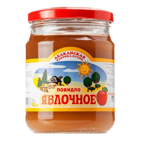 Повидло яблочное 500 мл
