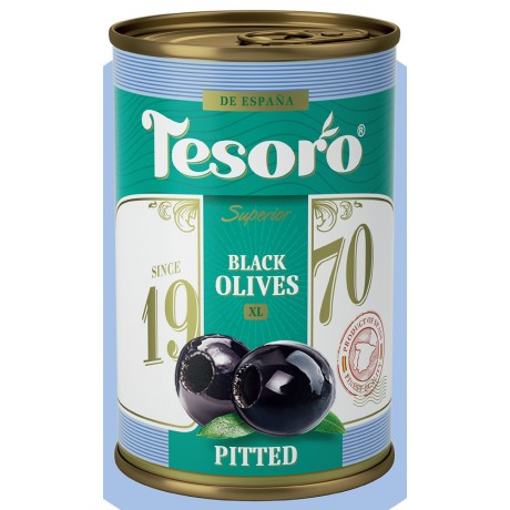 Маслины без косточки Tesoro, 314мл/300гр